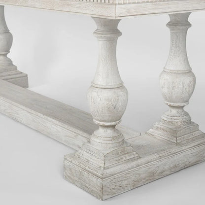 Ville White washed Oak 2400 Dining Table