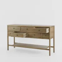 Westbridge Elm 7 Drawer Sideboard / Hall Table