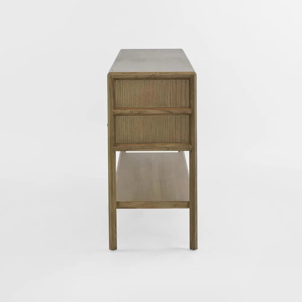 Westbridge Elm 7 Drawer Sideboard / Hall Table