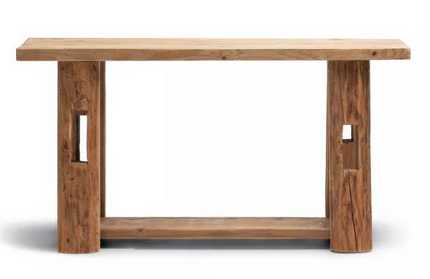 Woodhouse Rustic Recycled Timber Hall Table 1400