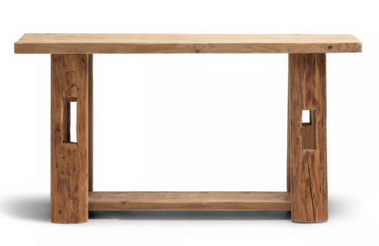 Woodhouse Rustic Recycled Timber Hall Table 1400