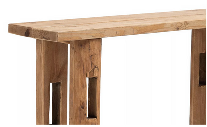 Woodhouse Rustic Recycled Timber Hall Table 1400