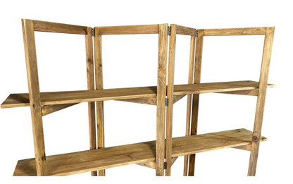 Woodhouse Recycled Timber Bookcase - Bi-Fold