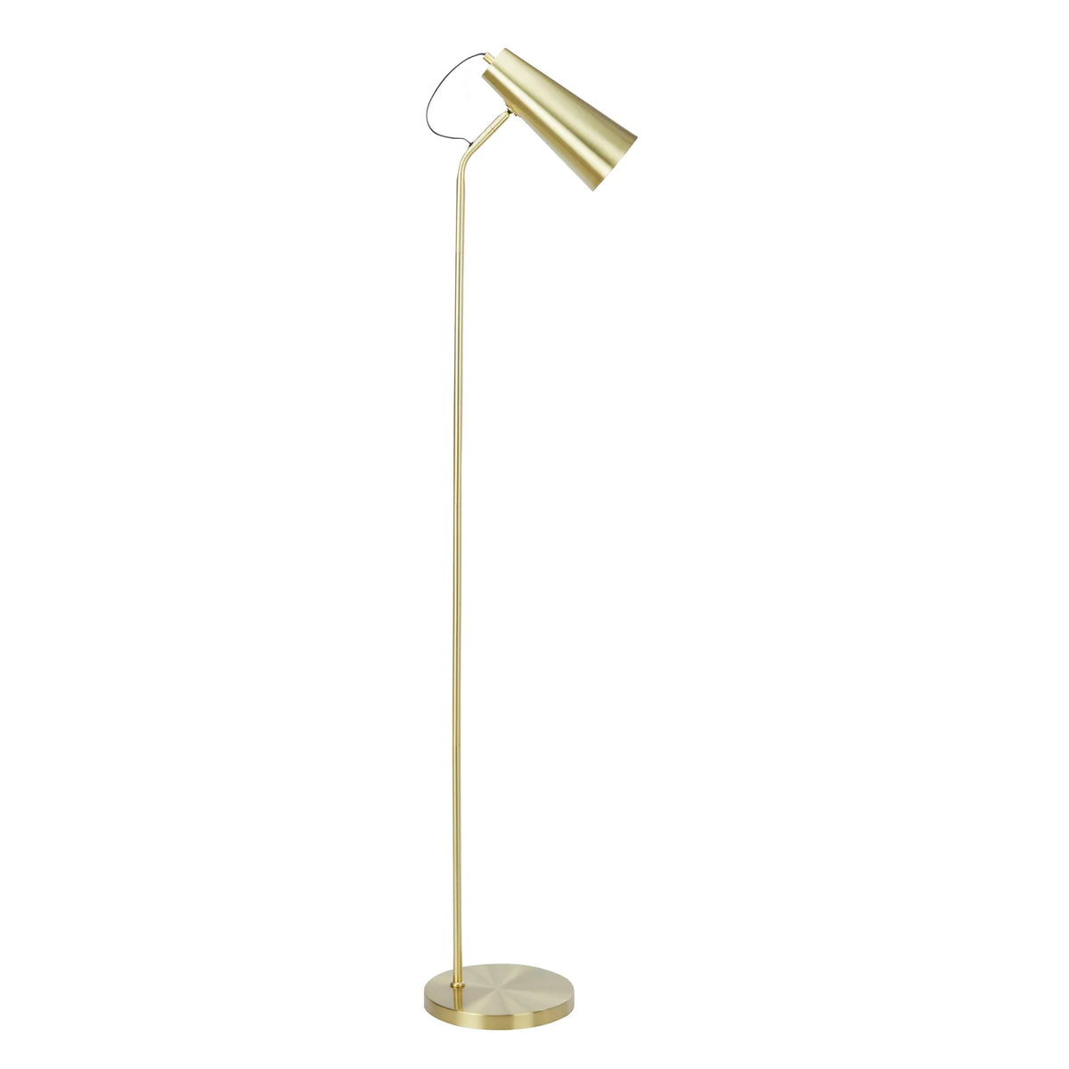 Atmosphere Chrome Floor Lamp Brass