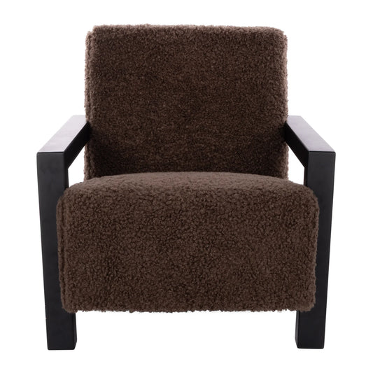 Navarro Armchair Brown & Black