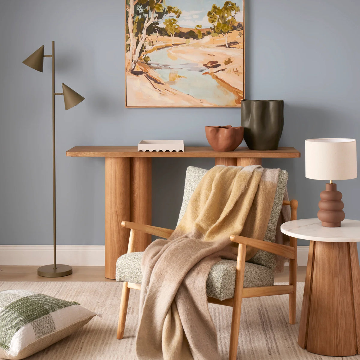 Beaufort Hand Painted Wall Art 219.99 C  80x80cm