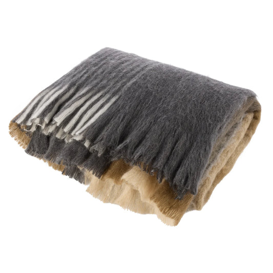 Grand Designs Andreas Wool Blend Woven Throw Multi-Coloured